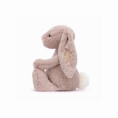 Jellycat Bashful Luxe Bunny Rosa Huge New Zealand | EWJLX8436